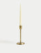 Metal Patina Dinner Candle Holder